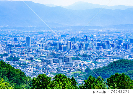 甲府の町並み（夏） 74542275