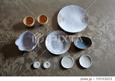 萩焼 大屋窯の陶器・磁器　福袋　萩の迎賓館 常茂恵旅館の展示販売品 74543023