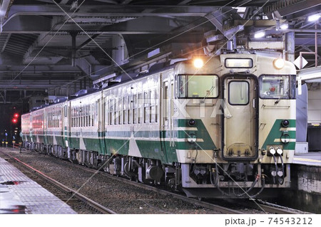 男鹿線・秋田駅・キハ47 男鹿線・秋田駅・キハ47 74543212