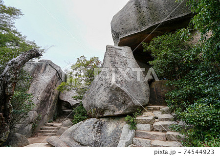 広島県 秋 廿日市市 安芸の宮島 弥山 広島県 秋 廿日市市 安芸の宮島 弥山 74544923