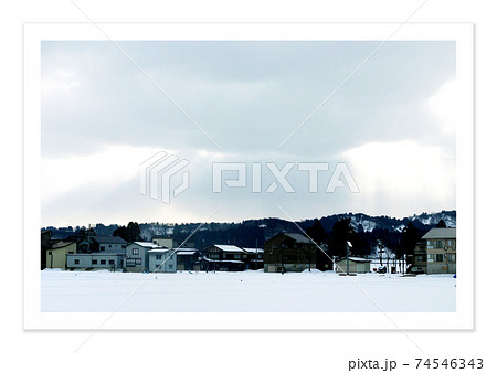 フィルム写真 新潟の雪景色 フィルム写真 新潟の雪景色 74546343