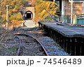津波で被災した南三陸町清水浜駅の2013年3月の様子 74546489