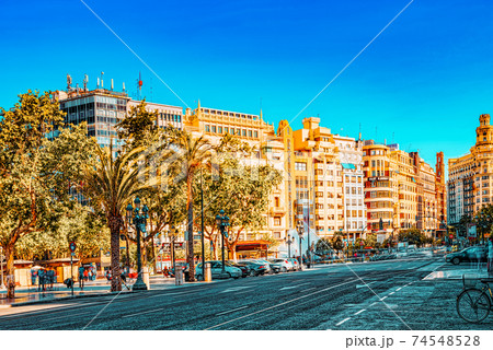 City views of Valencia, the third largest city in Spain. City views of Valencia, the third largest city in Spain. 74548528