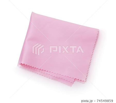 Textile napkin isolated on white. Textile napkin isolated on white. 74549859