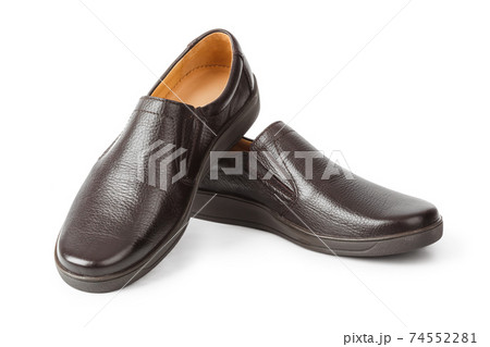 Brown male shoes 74552281