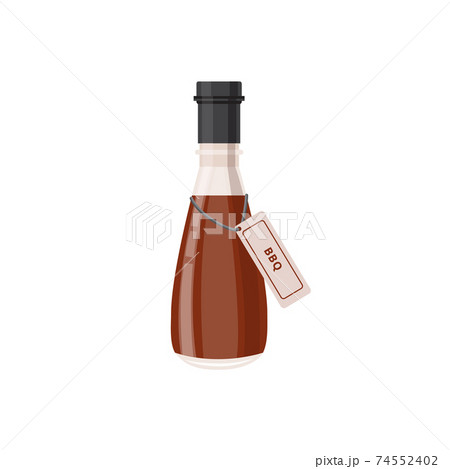 Bbq sauce in glass bottle for cooking hot barbecue meat food Bbq sauce in glass bottle for cooking hot barbecue meat food 74552402