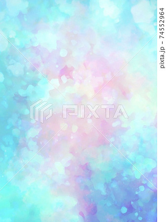 キラキラ水色パステルの虹色のテクスチャ背景のイラスト素材