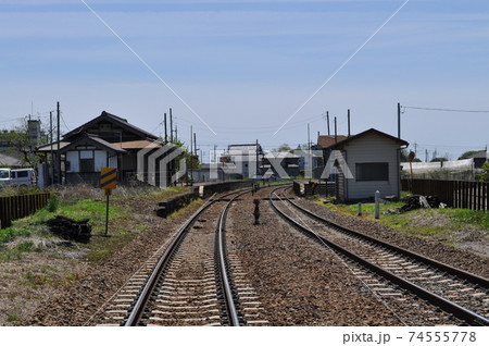関東鉄道常総線　騰波ノ江駅 74555778