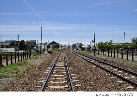 関東鉄道常総線　騰波ノ江駅 74555779