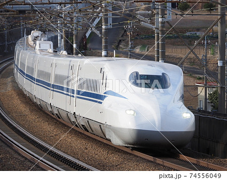 新幹線N700S　J8編成　共和の掘割区間にて 74556049