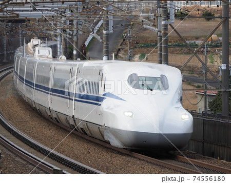 新幹線N700S　J4編成　共和の掘割区間にて 74556180