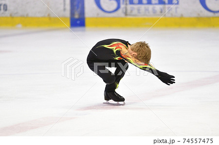 Boy figure skating Boy figure skating 74557475