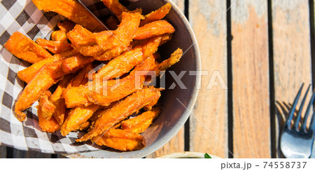 Baked Sweet Potato Fries 74558737