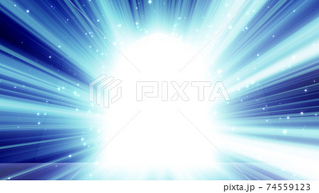 輝かしい未来への扉 天国と成功への道 3d イラストのイラスト素材