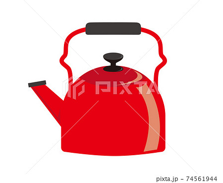 やかんのベクターイラスト ケトル キッチン用品 やかんのベクターイラスト ケトル キッチン用品 74561944