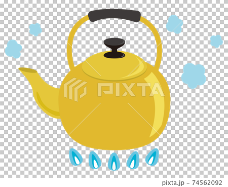 やかんのベクターイラスト　ケトル　キッチン用品 74562092