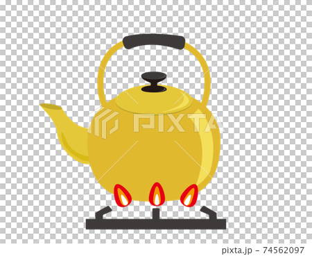やかんのベクターイラスト ケトル キッチン用品のイラスト素材