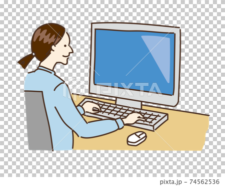 農業女子 農業 農家 パソコン 作業 女性イラスト 農業女子 農業 農家 パソコン 作業 女性イラスト 74562536