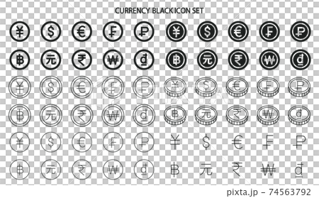 様々な国の硬貨セット 74563792