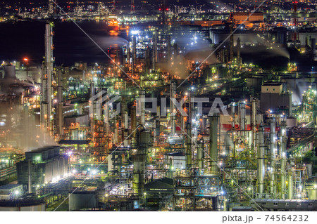 四日市の工場夜景 74564232