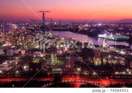 四日市の工場夜景 74564351