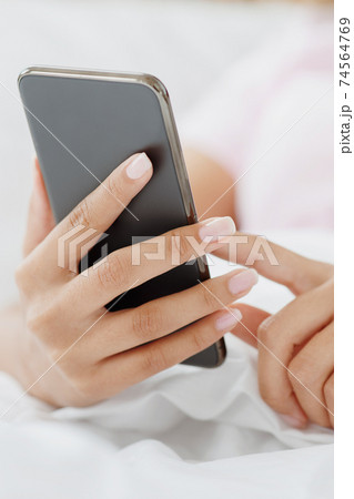 Modern gadget for communication at home during covid-19 pandemic Modern gadget for communication at home during covid-19 pandemic 74564769