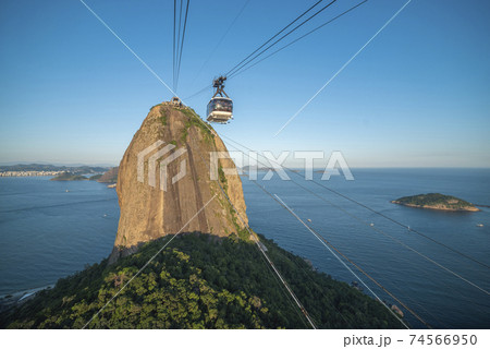 Lift up Sugarloaf Mountain in Rio de Janeiro. Lift up Sugarloaf Mountain in Rio de Janeiro. 74566950