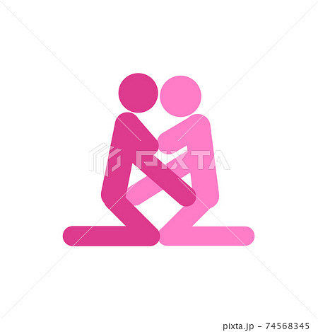 Adult Lesbian Cartoon Porn - Cartoon sex pose of lesbians, two girls. Erotic... - Stock Illustration  [74568345] - PIXTA