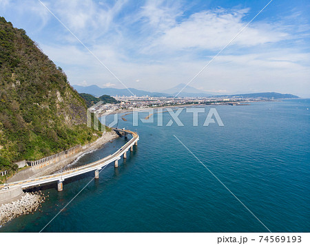 【静岡県】　大崩海岸　石部洞門, 74569193
