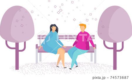 Couples in love. Romantic meeting on the street. Couples in love. Romantic meeting on the street. 74573687