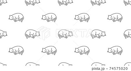 cat seamless pattern kitten sleeping calico vector pet repeat background scarf isolated cartoon animal tile wallpaper illustration doodle design cat seamless pattern kitten sleeping calico vector pet repeat background scarf isolated cartoon animal tile wallpaper illustration doodle design 74575020