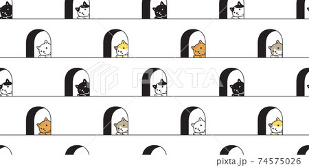 cat seamless pattern kitten calico vector pet window door house scarf isolated repeat background cartoon animal tile wallpaper illustration doodle design cat seamless pattern kitten calico vector pet window door house scarf isolated repeat background cartoon animal tile wallpaper illustration doodle design 74575026