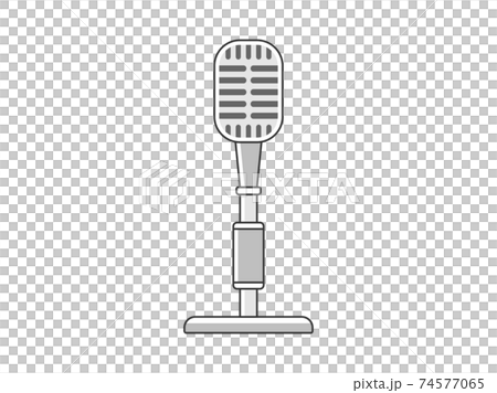 スタンドマイクのイラストのイラスト素材 スタンドマイクのイラストのイラスト素材
