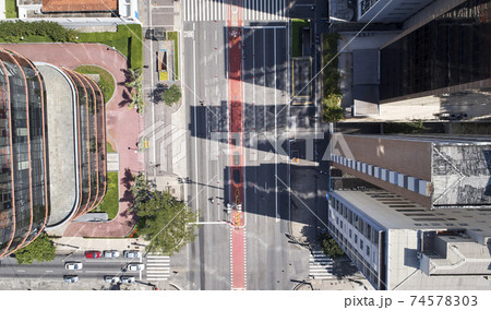 Avenida Paulista  in Sao Paulo city. 74578303