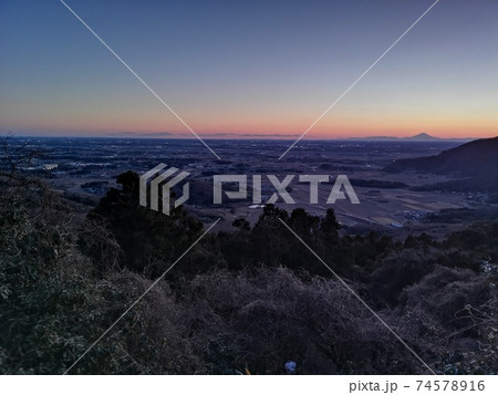 筑波からの富士山 筑波からの富士山 74578916