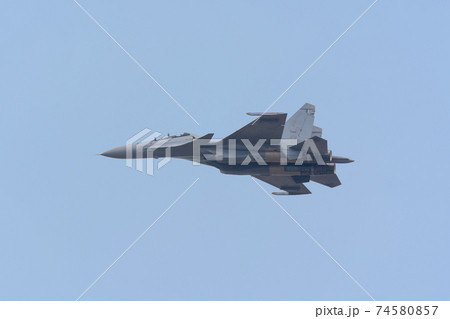 マレーシア空軍スホーイSu-30MKM水平飛行 74580857