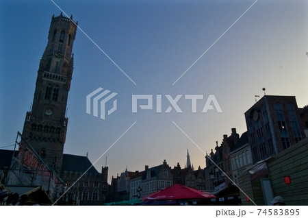 ベルギー ブルッヘの鐘楼 ベルギー ブルッヘの鐘楼 74583895