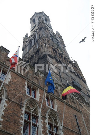 ベルギー ブルッヘの鐘楼 ベルギー ブルッヘの鐘楼 74583907