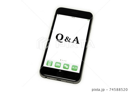 スマートフォンのQ&A画面 74588520