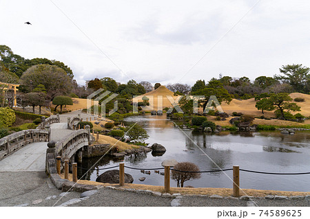 【熊本県】 水前寺成趣園 【熊本県】 水前寺成趣園 74589625