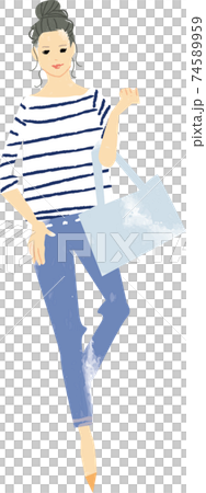 女性　バッグ　ファッション 74589959