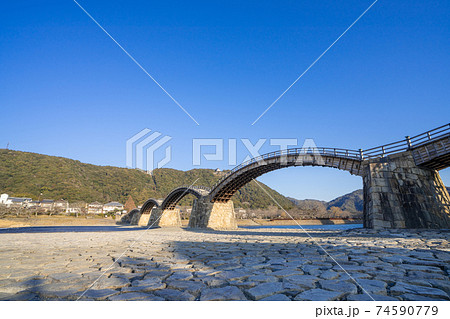 錦帯橋　山口県岩国市 74590779