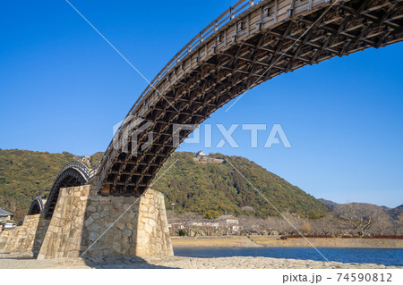 錦帯橋　山口県岩国市 74590812