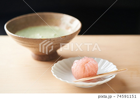和菓子と抹茶 74591151
