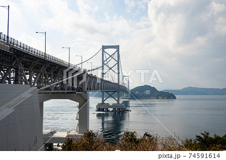 【兵庫県】　鳴門大橋 74591614