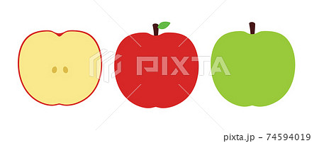 リンゴのイラスト 74594019