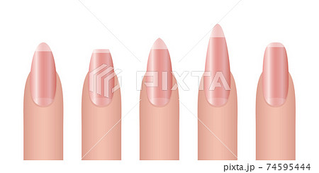 Woman fingernail vector design illustration isolated on white background Woman fingernail vector design illustration isolated on white background 74595444