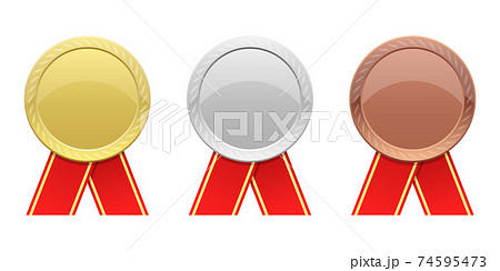 Winner medal vector design illustration isolated on white background Winner medal vector design illustration isolated on white background 74595473