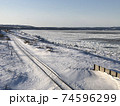 北浜駅　流氷　レール 74596299