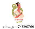 International Women s Day. 8 March.  74596769